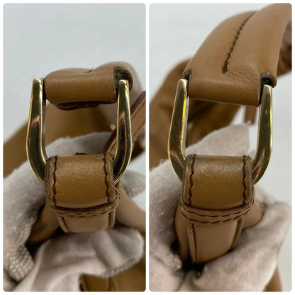 Gucci Handbag Shoulder Leather Beige Travel — view 6