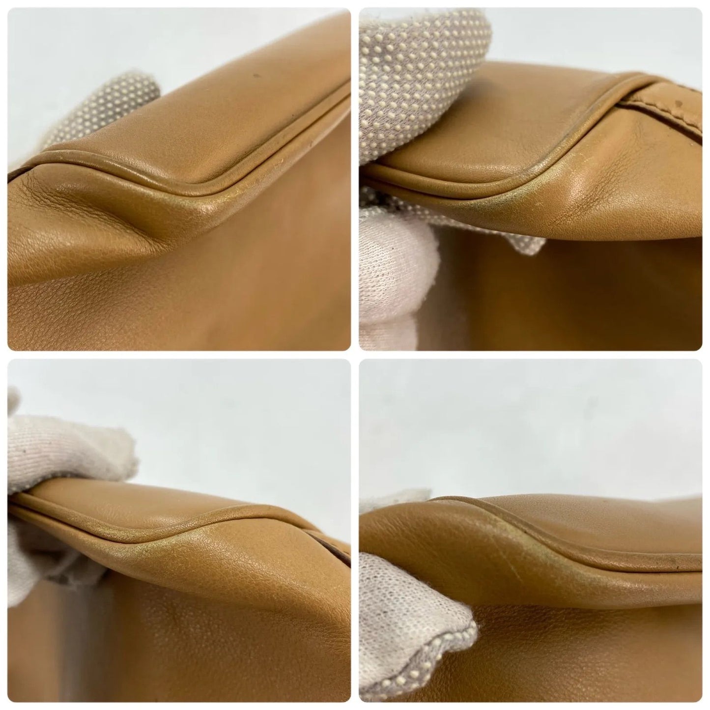 Gucci Handbag Shoulder Leather Beige Travel — view 7