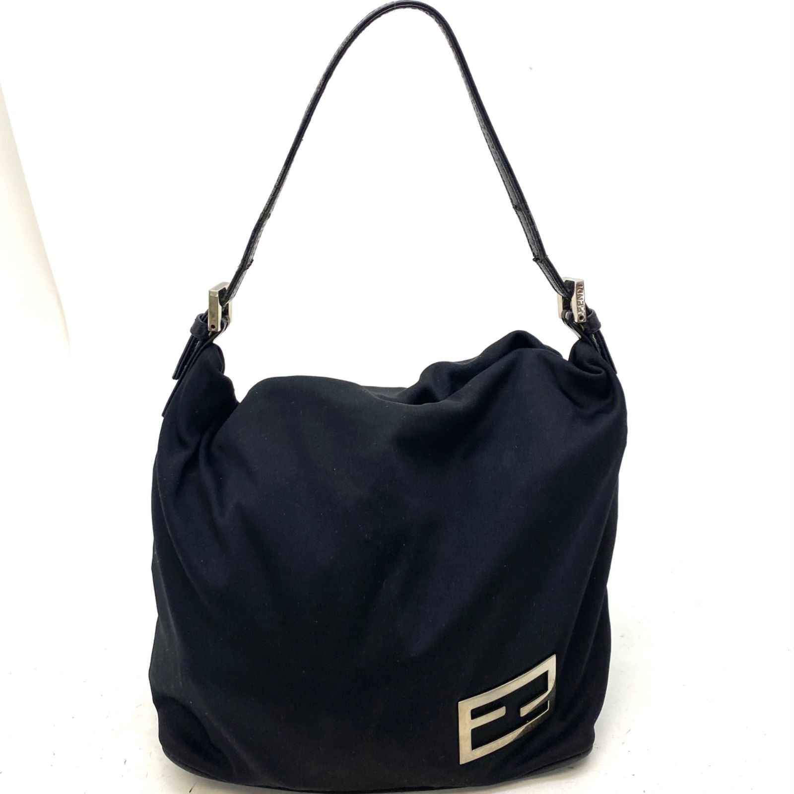 Fendi Handbag Pouch Black Travel Business