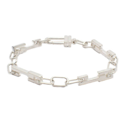 Gucci Key Motif Chain Bracelet 925 Sterling Silver Pawn