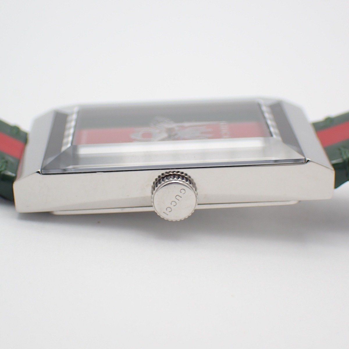 Gucci 147.4 Frame Quartz Watch Sherry Line Enamel Pawn — view 6