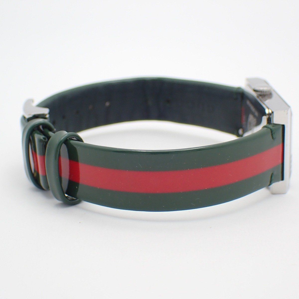 Gucci 147.4 Frame Quartz Watch Sherry Line Enamel Pawn — view 4