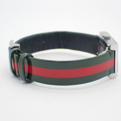 Gucci 147.4 Frame Quartz Watch Sherry Line Enamel Pawn — view 4