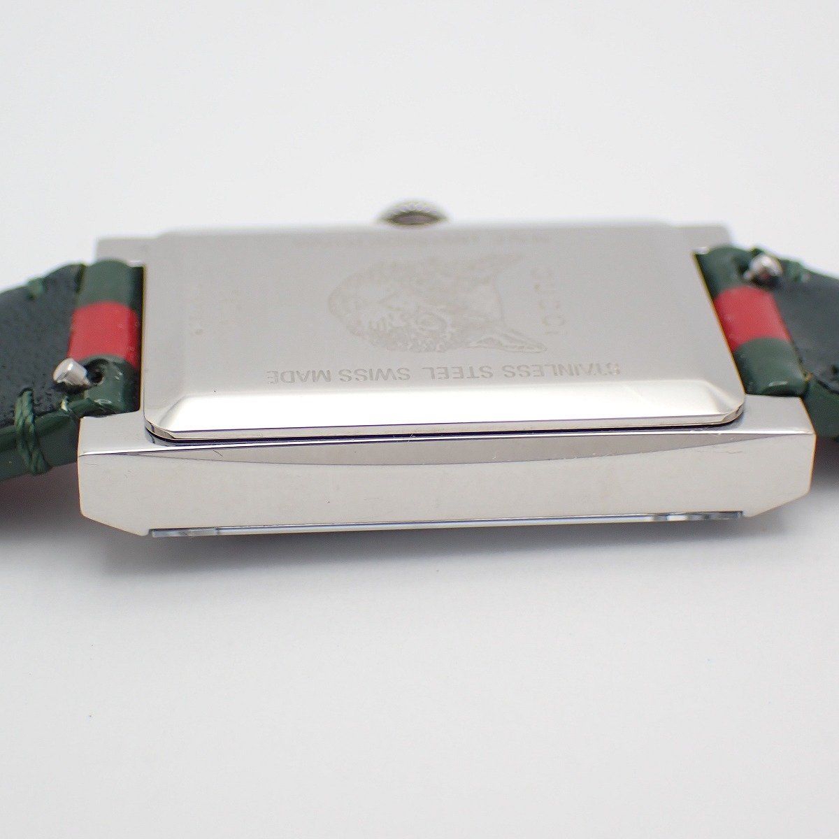 Gucci 147.4 Frame Quartz Watch Sherry Line Enamel Pawn — view 7