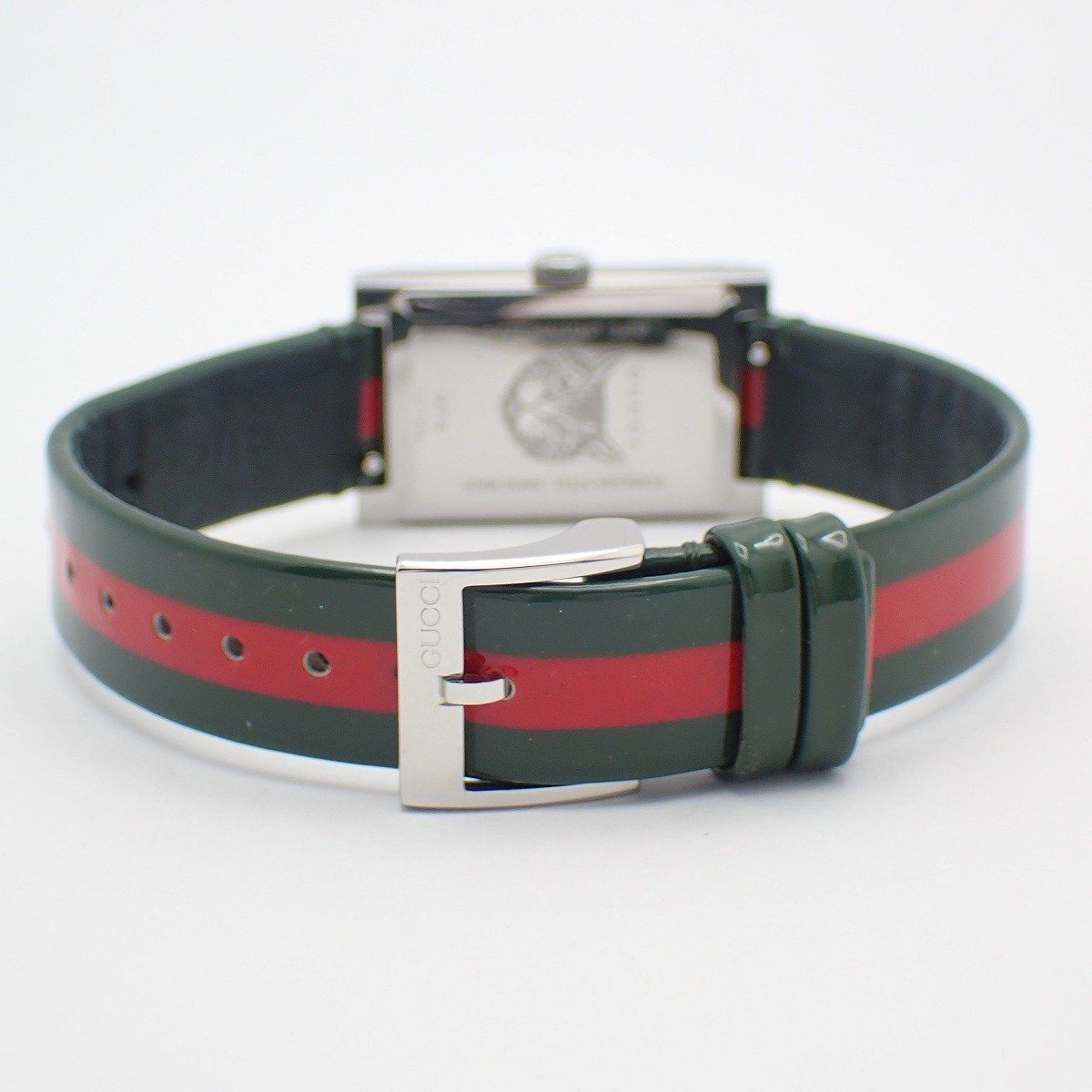 Gucci 147.4 Frame Quartz Watch Sherry Line Enamel Pawn — view 3