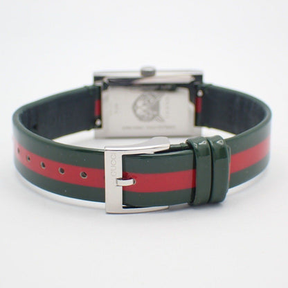 Gucci 147.4 Frame Quartz Watch Sherry Line Enamel Pawn — view 3