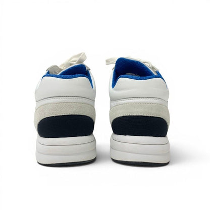 Chanel Sneakers Leather Fabric Suede White Black Blue CC Logo — view 5