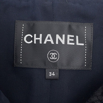 Chanel Jacket Tweed Lion Button 34 — view 5