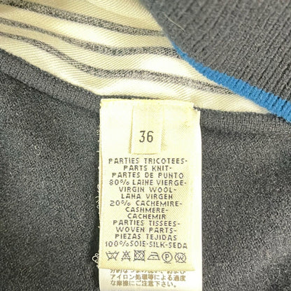 Hermes Long Sleeve Sweater 36 S White Green Multi — view 5
