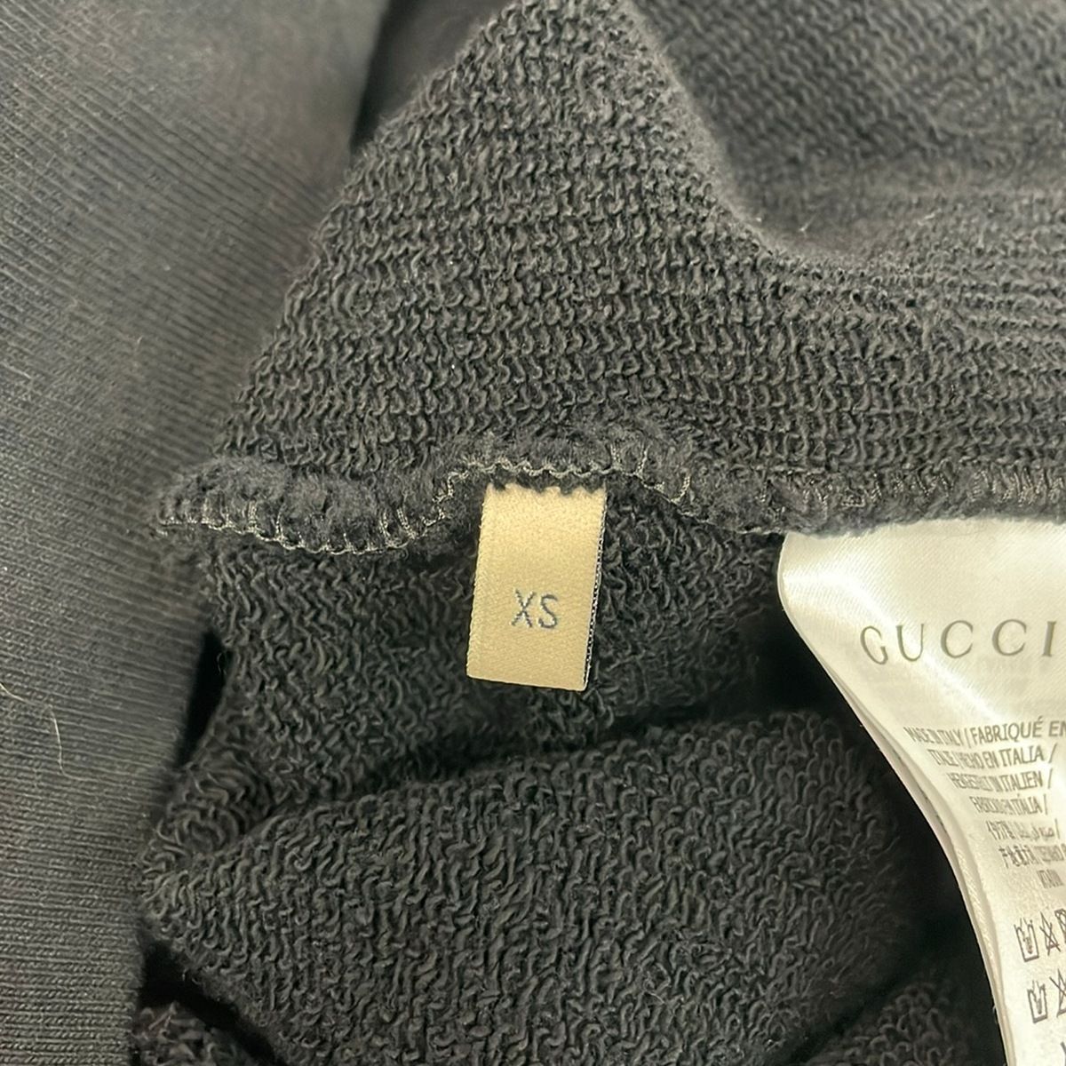 Gucci Hoodie XS Black Green Multi Long Sleeve — view 5
