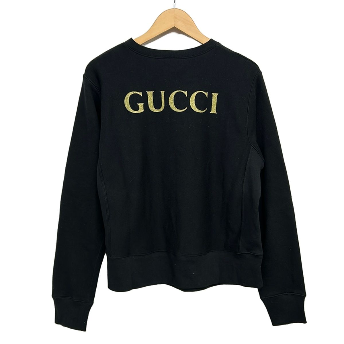 Gucci Sweatshirt S Black Beige Multi Long Sleeve — view 2