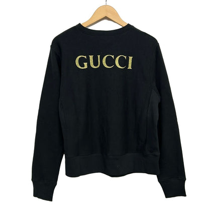 Gucci Sweatshirt S Black Beige Multi Long Sleeve — view 2