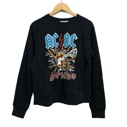 Gucci Sweatshirt S Black Beige Multi Long Sleeve