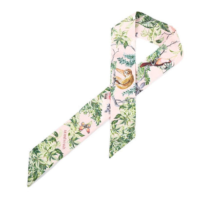 Hermes Scarf Twilly Scarves Pink