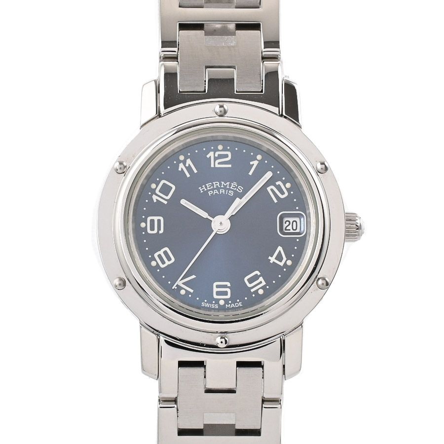 Hermes Watch Clipper Silver