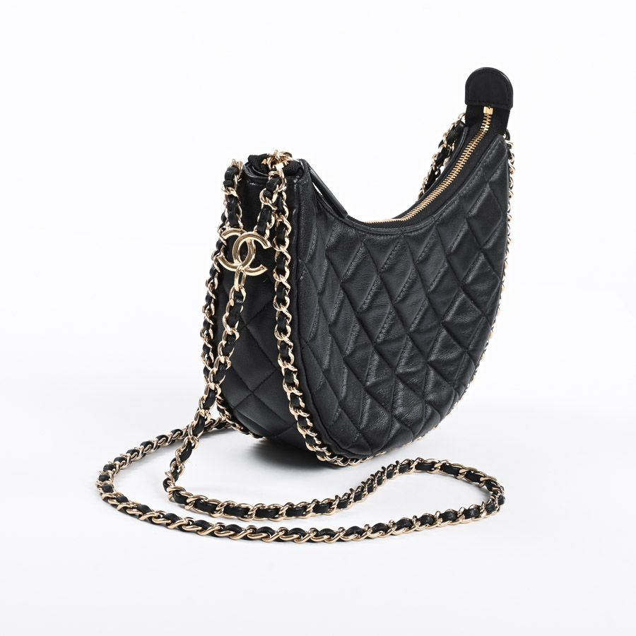 Chanel Shoulder Bag Small Hobo Chain — view 2
