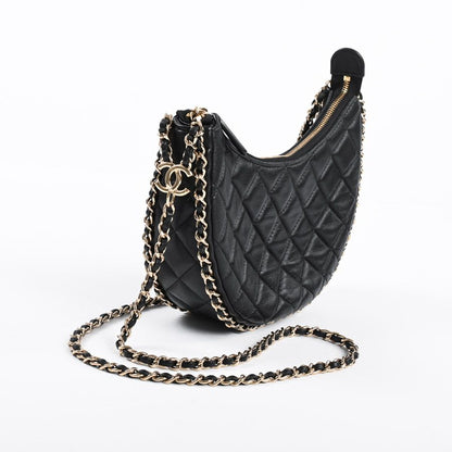 Chanel Shoulder Bag Small Hobo Chain — view 2