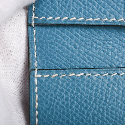 Hermes Wallet Bearn Blue — view 8