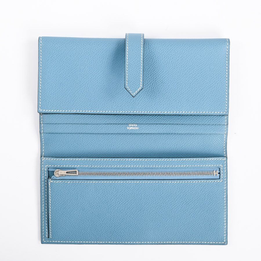 Hermes Wallet Bearn Blue — view 4