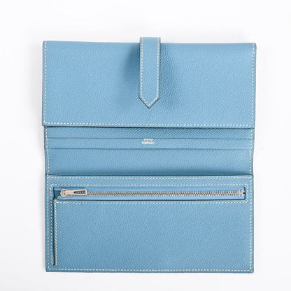 Hermes Wallet Bearn Blue — view 4