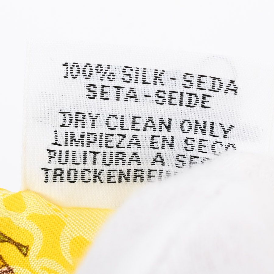 Hermes Scarf Twilly Scarves Yellow — view 6