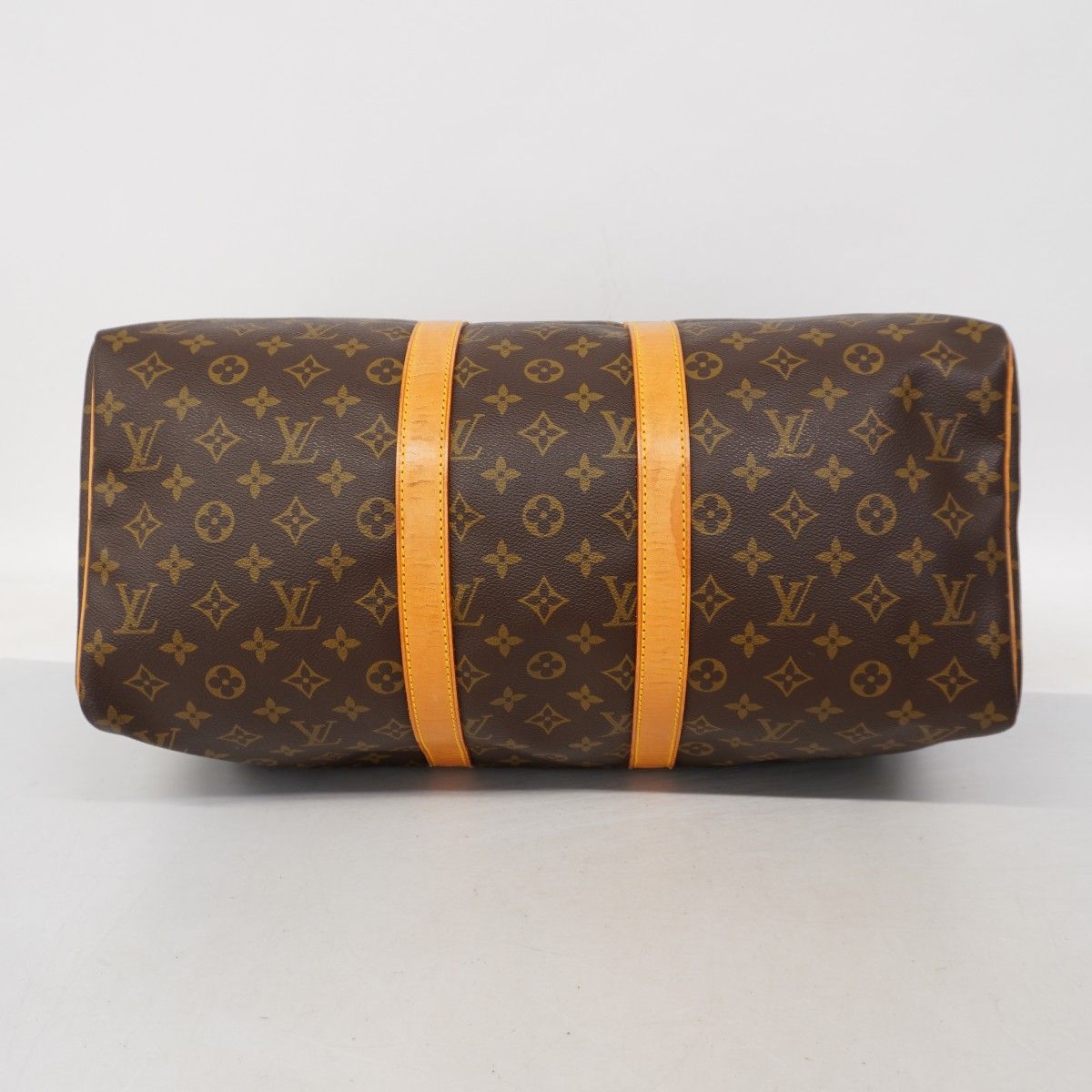 Louis Vuitton Boston Bag Monogram Keepall 45 Brown — view 3