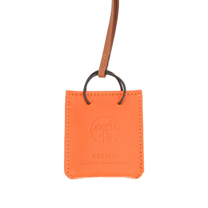 Hermes Charm Sac Orange Keychain