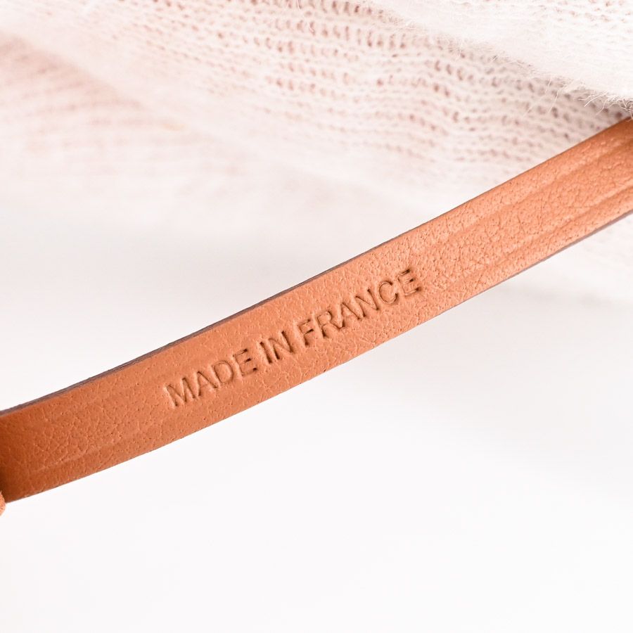Hermes Charm Sac Orange Keychain — view 5