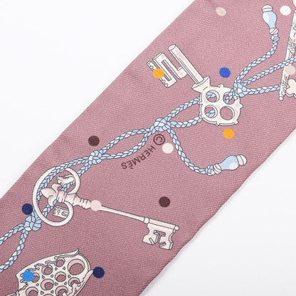 Hermes Scarf Twilly Scarves Brown — view 4