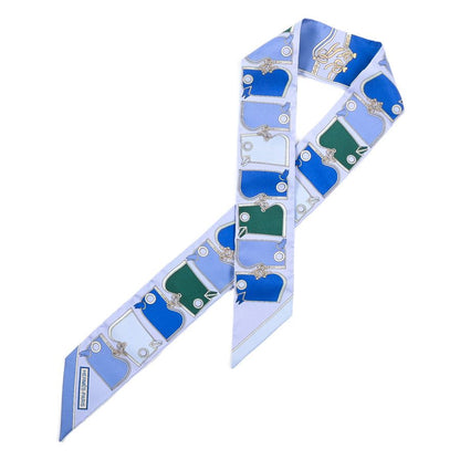 Hermes Scarf Twilly Scarves Blue