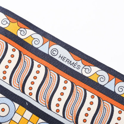 Hermes Scarf Twilly Scarves Cream — view 4
