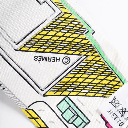 Hermes Scarf Twilly Scarves White — view 4