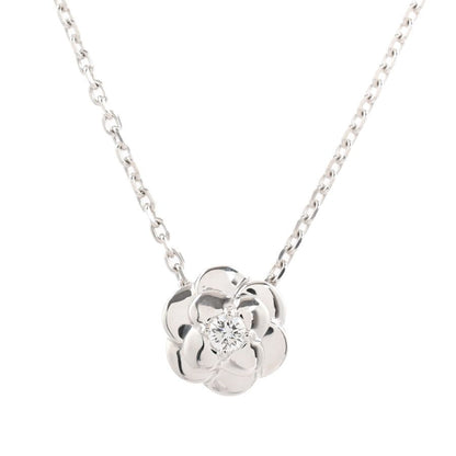 Chanel Necklace Camellia White Gold