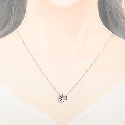 Chanel Necklace Camellia White Gold — view 5