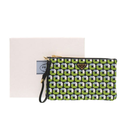 Prada Nylon Green Pouch — view 2