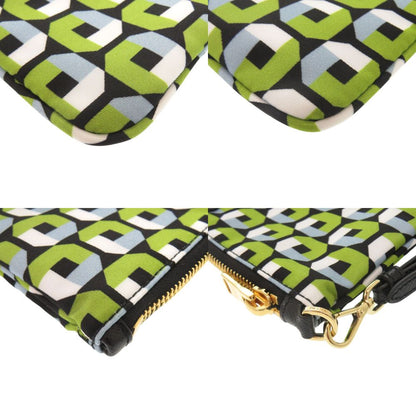 Prada Nylon Green Pouch — view 4