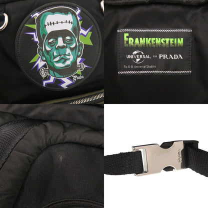 Prada Frankenstein Universal Collaboration Nylon Black Backpack — view 7