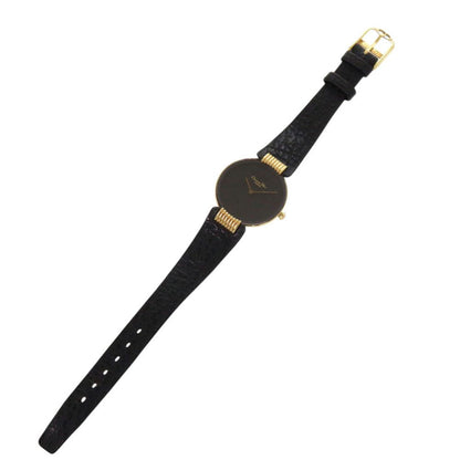Dior Black Moon Bagira Leather Quartz Watch Dial — view 2