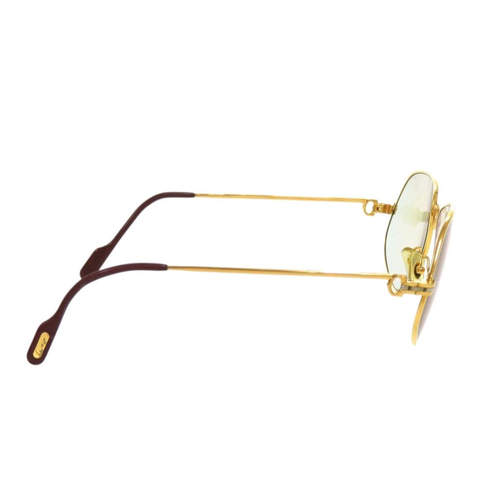 Cartier Vintage Maillon Panthere Metal Gold Sunglasses Eyewear — view 4