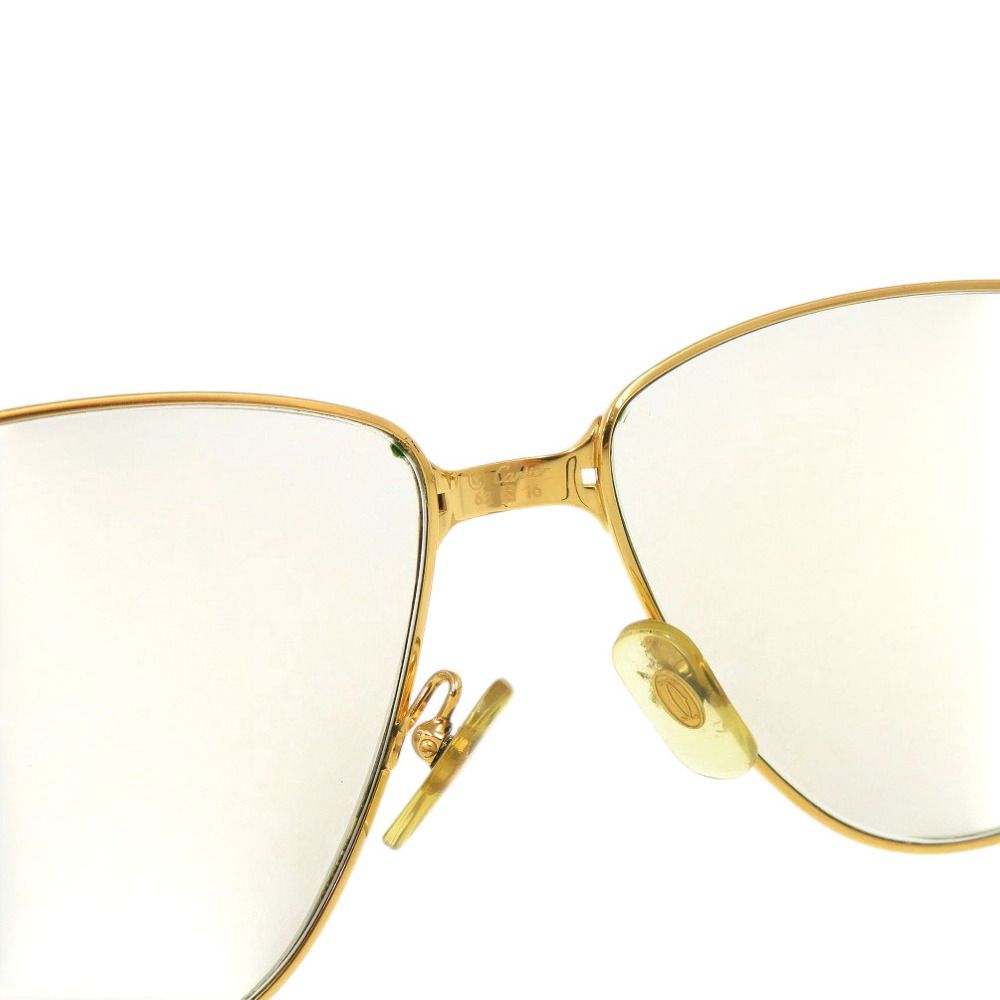 Cartier Vintage Maillon Panthere Metal Gold Sunglasses Eyewear — view 5