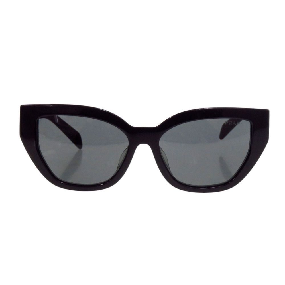 Prada Cat Eye Logo Black Acetate Sunglasses Eyewear