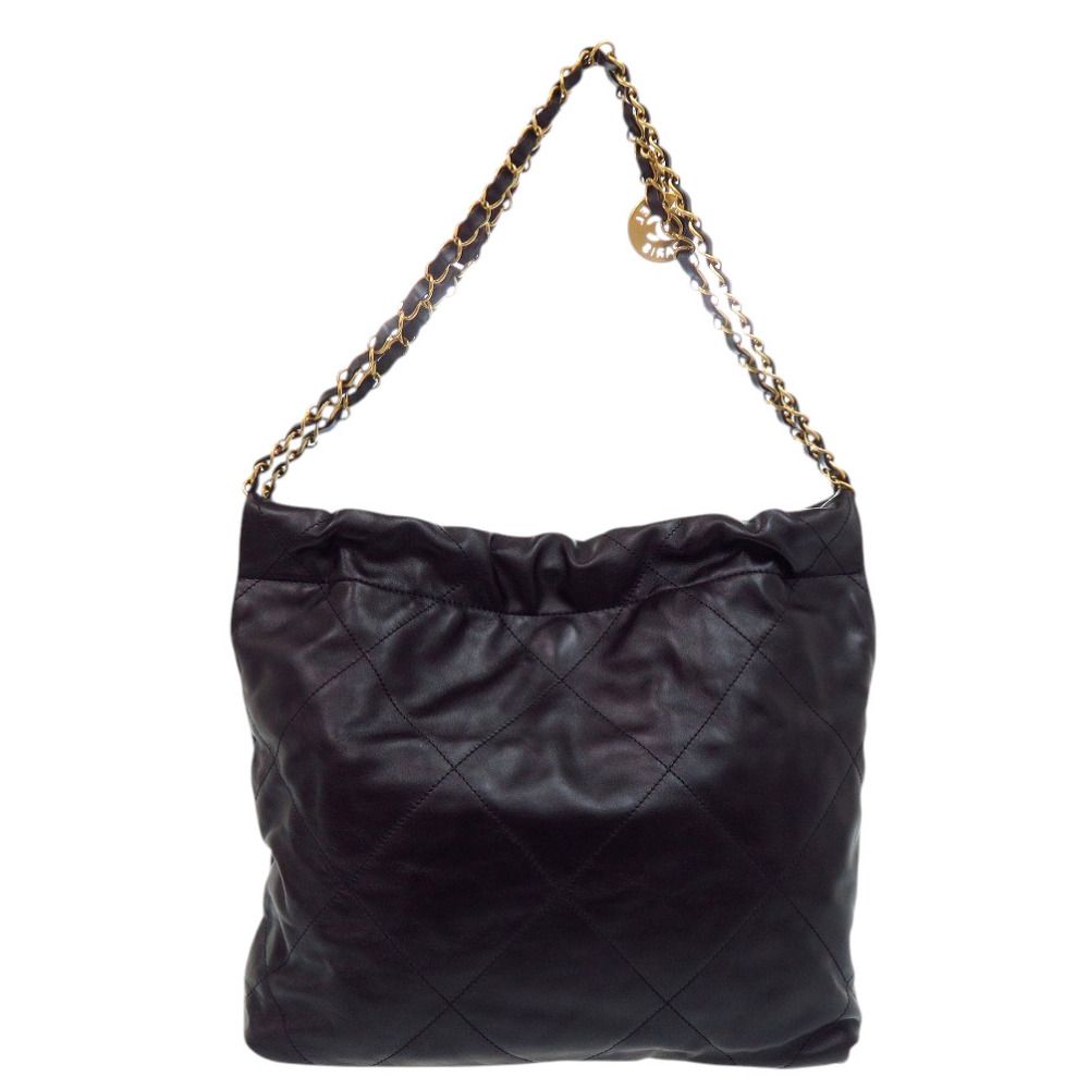 Chanel 22 Small Calf Black Shoulder — view 3