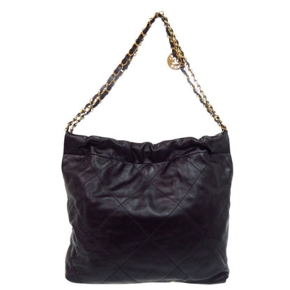 Chanel 22 Small Calf Black Shoulder — view 3