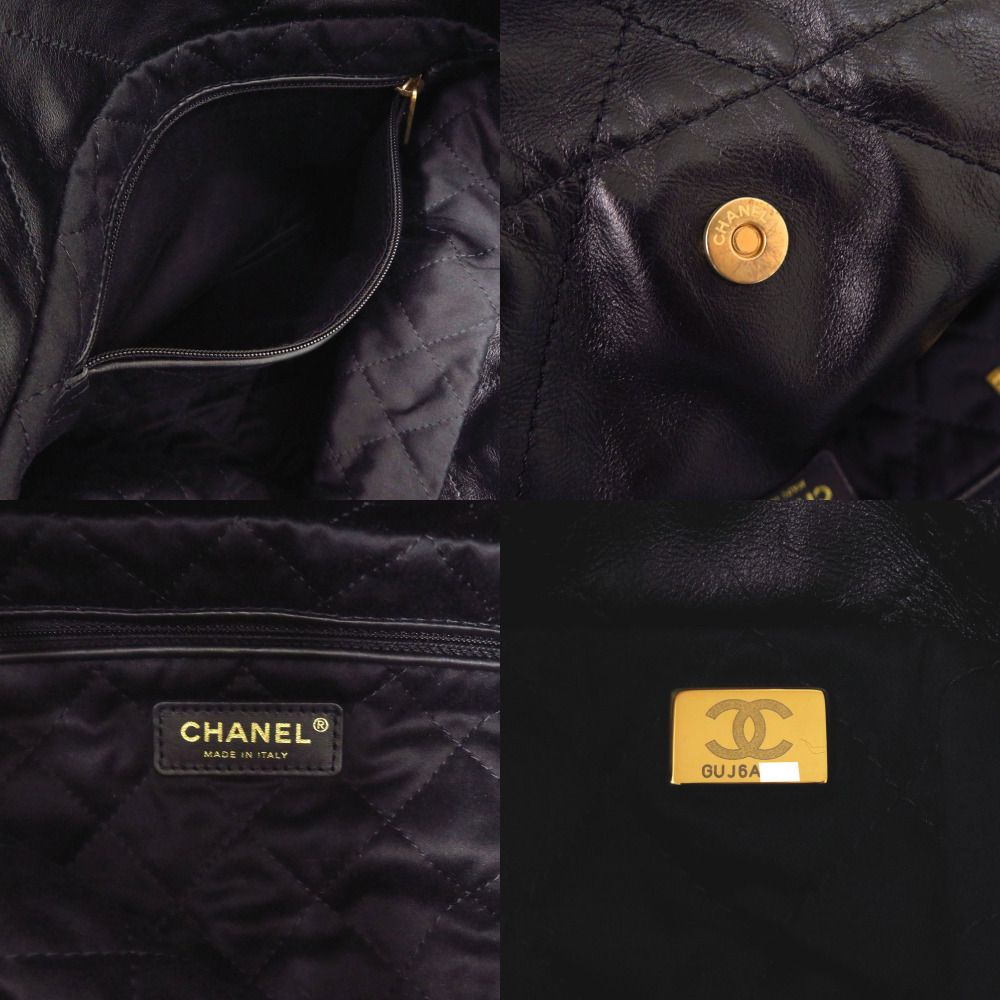 Chanel 22 Small Calf Black Shoulder — view 7
