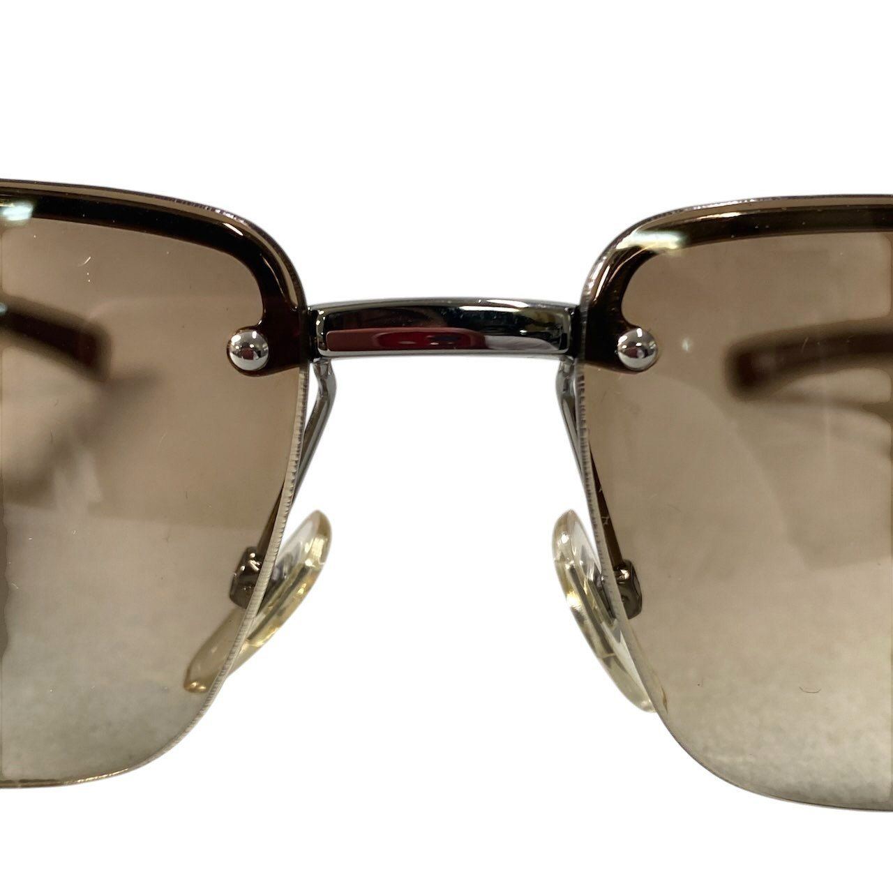Gucci GG Horsebit Rimless Sunglasses 62 15 Brown Eyewear — view 8