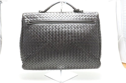 Bottega Veneta Leather Business Briefcase — view 2