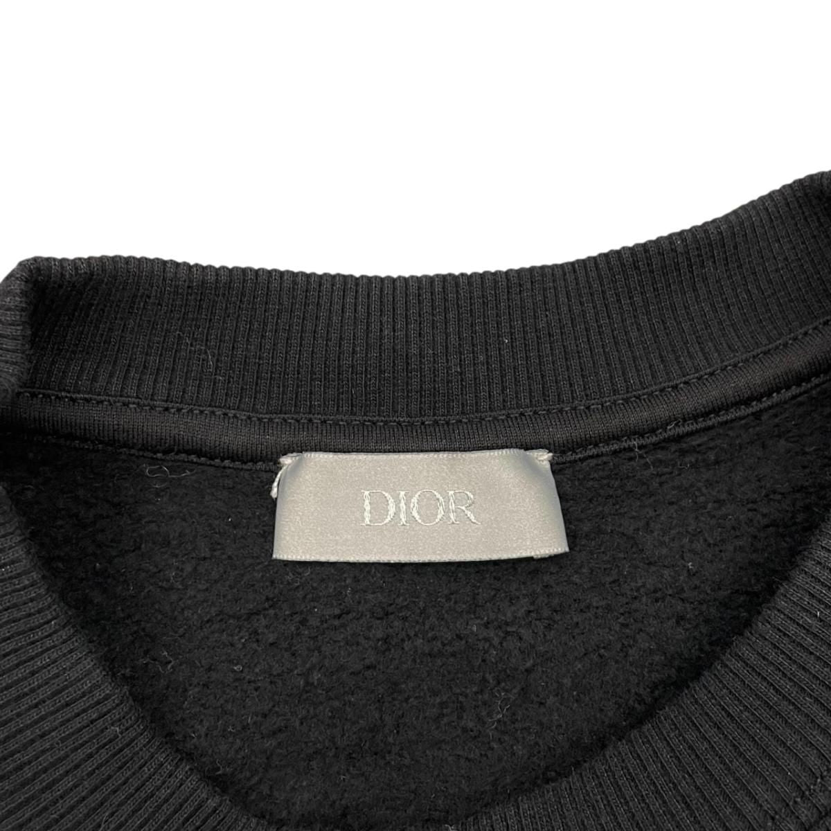 Dior Sweatshirt Atelier Logo S Cotton Black — view 7