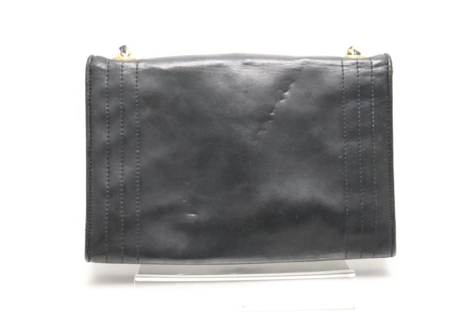 Chanel 0 Quilted GD Leather Chain Shoulder — view 2