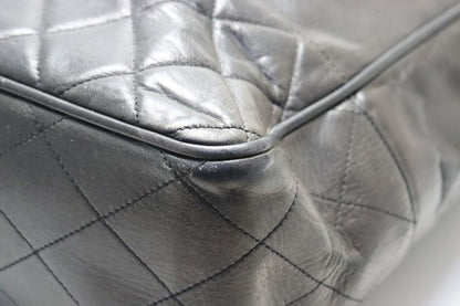 Chanel 0 Quilted GD Leather Chain Tote — view 6