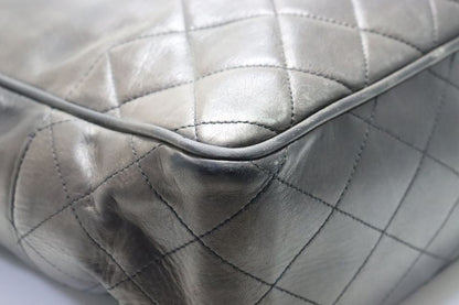 Chanel 0 Quilted GD Leather Chain Tote — view 5